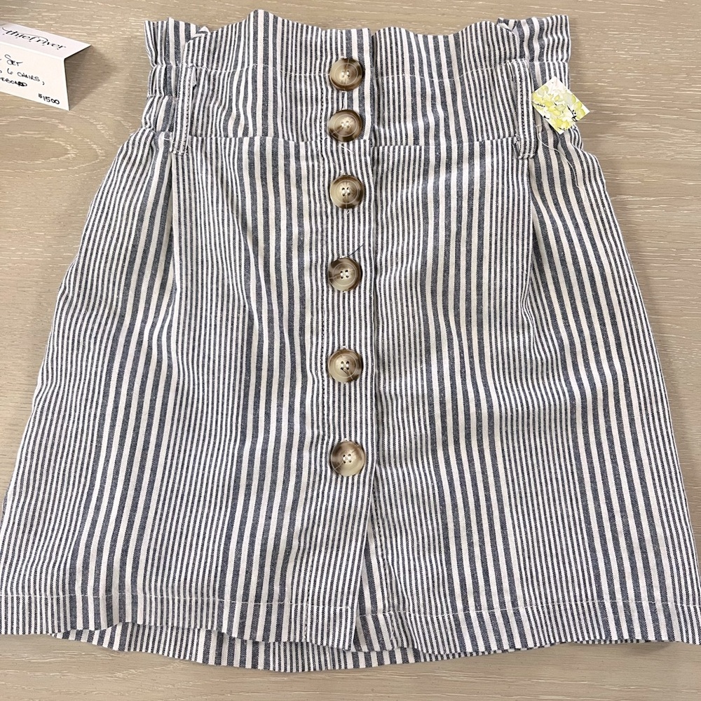 Favlux striped skirt